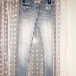 Hollister Super Skinny Jeans in Light Wash/ 5S